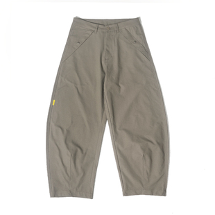 DAKYAM(达人)Curved Blade Trousers 秋冬复古廓形斜纹弯刀长裤