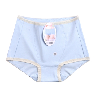 满4条包邮正品新款黛丝少女高腰纯棉收腹提臀透气女士小平角三角