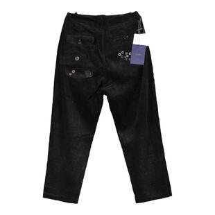 Crooked Card歪牌设计师灯芯绒小锥裤重磅休闲长裤男宽松九分裤子