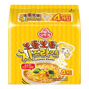 韩国进口不倒翁金拉面芝士泡面袋辣味装方便面速食原味泡面整箱