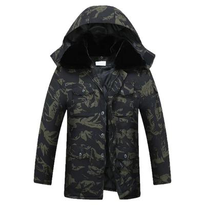 迷彩大衣加厚棉裤保暖防寒