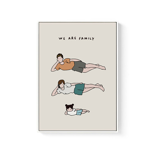 卡通简约超薄电表箱装饰画儿童挂画配电箱画电闸箱装饰遮挡免打孔