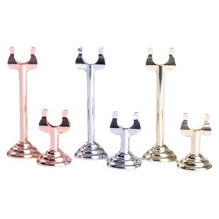 欧式面包标签牌烘焙甜品标价牌高档价签展示牌金属标签夹立式菜牌