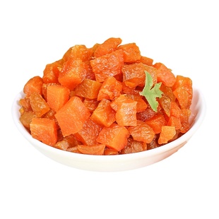 果脯杏丁杏干杏肉果干烘焙馅料红杏杏子干水果丁杏脯无核蜜饯商用