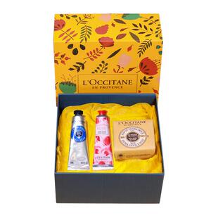 欧舒丹乳木果护手霜玫瑰润手霜马鞭草沐浴露香皂婚庆商务伴手礼盒