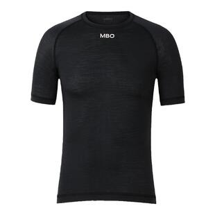 MBO男子天丝美利奴羊毛短袖无袖打底衫B300四季运动户外骑行装备