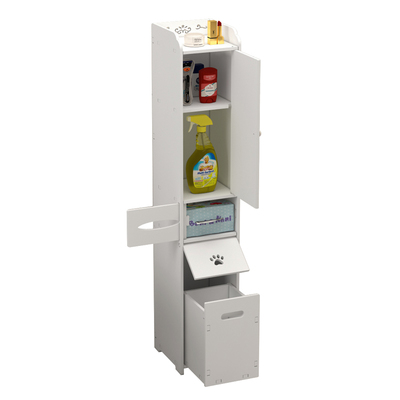 置物架落地式马桶边柜洗浴储物柜