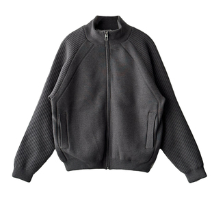 Nick Tian 宽松白鸭绒羽绒服男冬季保暖休闲风拉链毛衣夹克外套