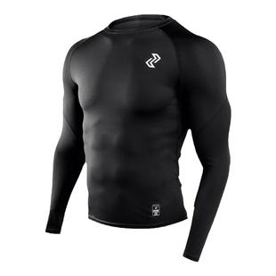 左右力量紧身衣男速干压缩冬季加绒长袖高弹篮球健身运动训练打底