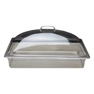 pc透明亚克力份数盆塑料分数盆麻辣烫菜盆酱菜盆展示柜盆方盘方盒