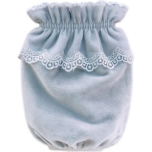 短款袖套羽绒服护袖女款冬季花边耐脏绒布袖头工作干活防污护袖套