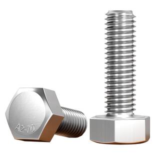 304不锈钢外六角螺丝加长螺栓螺钉螺杆M3M4M5M6M8M10M12M16M18M20