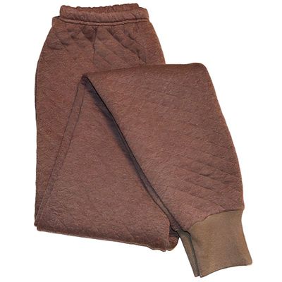 加厚夹棉秋裤三层家居中老年人