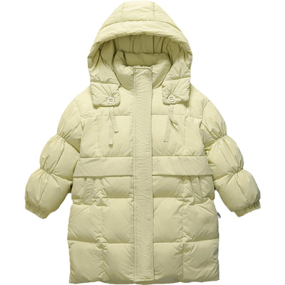 洋气中长款加厚儿童羽绒服雅鹿