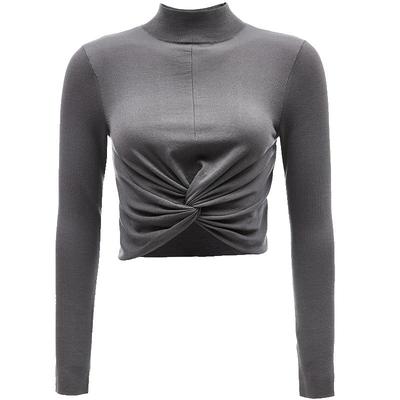 针织衫女半高领CoutureMade纯色