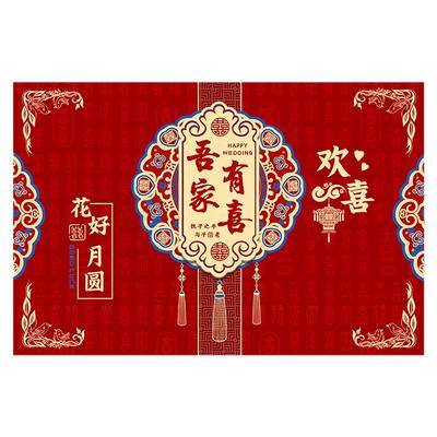 结婚门口地垫入户门垫喜庆进门家用耐脏脚垫婚房装饰防滑红色地毯