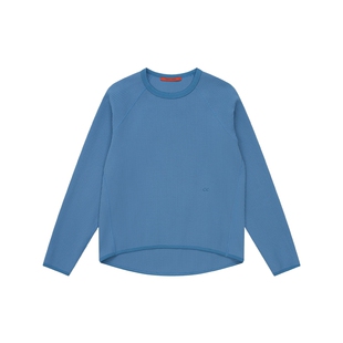 COMMXN·律动华夫格长袖上衣休闲运动百搭打底2026春季新款女装