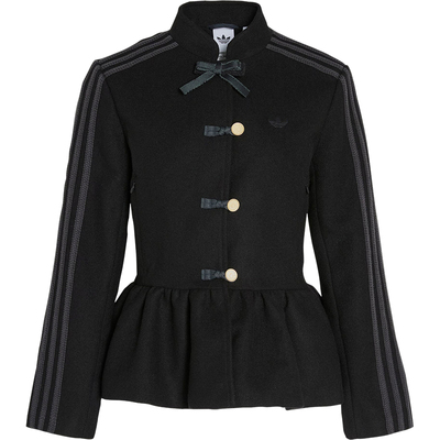 Adidas/阿迪达斯正品三叶草女士运动新中式花苞收腰夹克KR5068