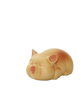 茶桌装饰品小茶玩紫砂茶宠可爱小黄鸭功能性桌面茶盘摆件手工艺品