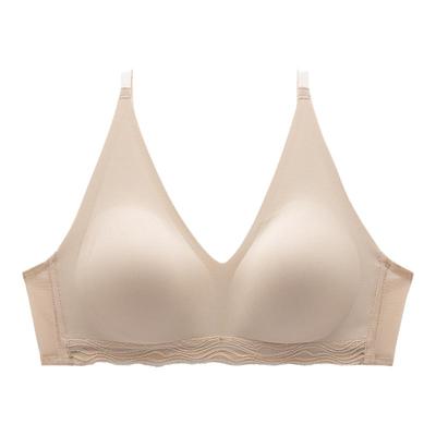 乎兮蕾丝无痕内衣无钢圈超薄文胸