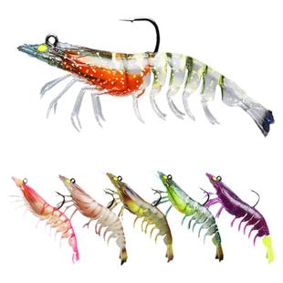 多节虾包铅虾路亚饵大对虾假虾软饵淡水海钓海鲈鲅鱼石斑鳜鱼翘嘴