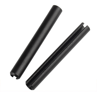 铁黑弹性销开口销弹簧销圆柱销空心销定位销子销轴国标M3M4M5M6M8