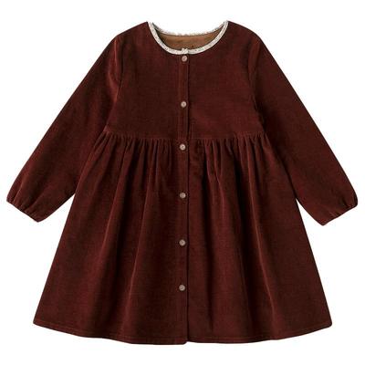 哈齿秋冬灯芯绒连衣裙