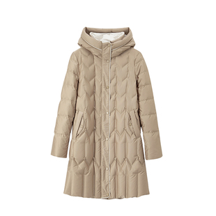 谭飞时装 钻石鹅绒服 羽绒服女款2025年新款冬季时尚中长款外套