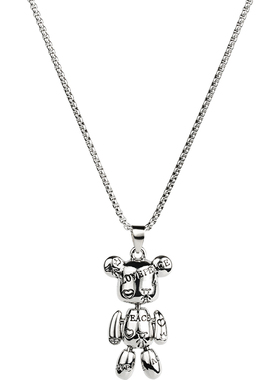 KILLWMMER反战和平积木小熊项链