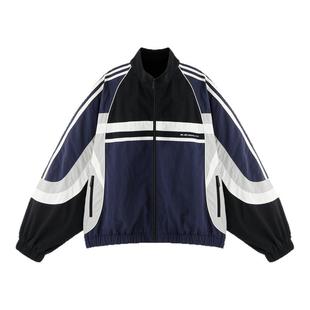 BJHG不计后果美式复古运动夹克外套男冬季机能户外蓝色套装衣服女