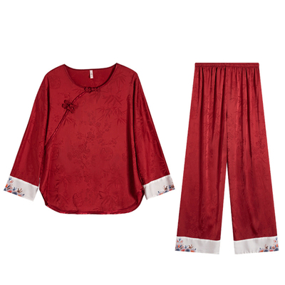 桑蚕丝真丝睡衣女礼盒套装