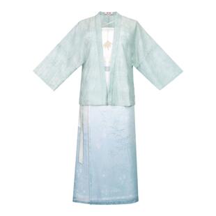 【重回汉唐清影】宋制改良直领对襟衫两片裙吊带套装日常汉服女款