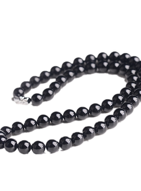 天然黑碧玺加长锁骨链送妈妈