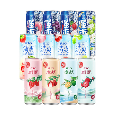 RIO锐澳鸡尾酒全家福330ml*12罐