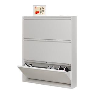 三梦超薄鞋柜家用门口小窄外楼道室外过道电梯口门外走廊钢制鞋架