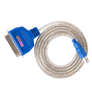 z-tek力特USB转1284并口打印线老式打印机数据线36针ZE388A免驱动