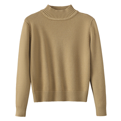 半高领短款毛衣女2025冬新款加厚