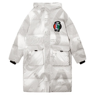 男生女生童装男大童90白鸭绒羽绒服冬季男童长款防风保暖羽绒外套