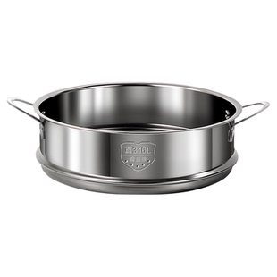 蒸屉不锈钢316炒锅专用蒸笼家用32cm蒸格蒸锅隔层篦子蒸馒头神器