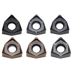 六角快进给铣刀片数控刀片刀盘 WNMU080608 开粗重切削直角铣刀盘