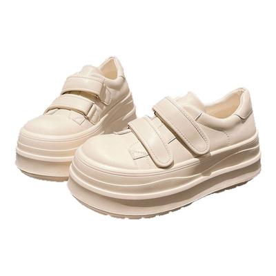 厚底松糕小白鞋面包鞋休闲板鞋女