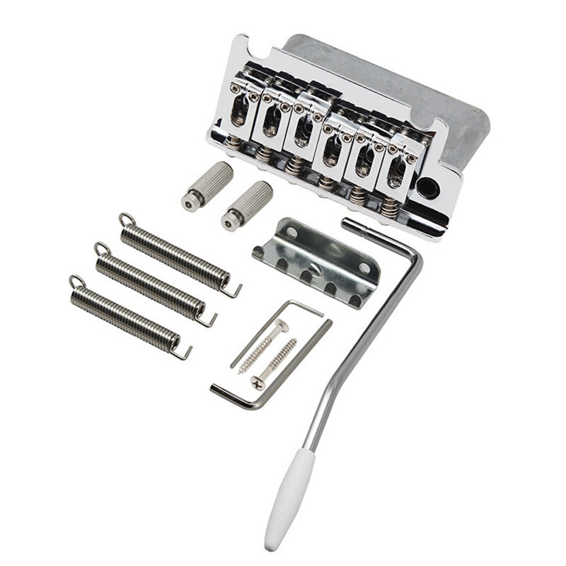 小双摇电吉他颤音琴桥 st两点式悬浮拉弦板 美芬日芬墨芬专业配件