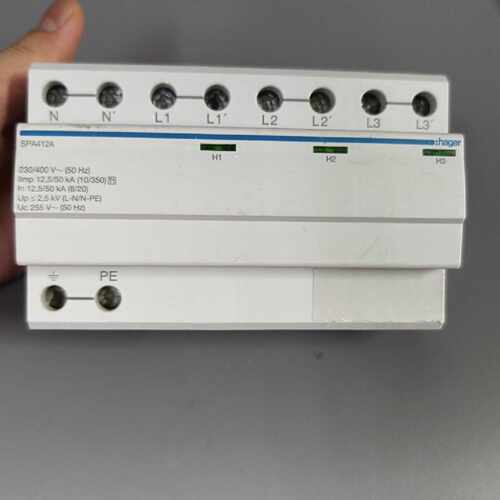 询SPA412A一级三相防雷器4P浪涌保护器255V 12.5