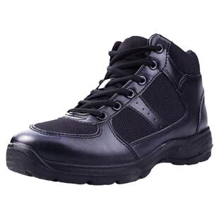 冬季加厚羊毛保暖加绒黑色保安鞋解放鞋爸爸棉靴防水高帮作训棉鞋