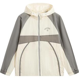 李宁反伍BADFIVE风衣秋冬开衫长袖上衣宽松拼接夹克运动薄外套男