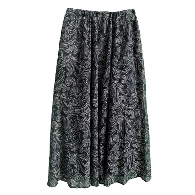 BestU波嬉风印花半身裙女