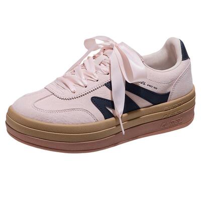 骆驼山海2代厚底德训鞋经典板鞋