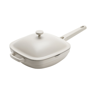 YESU野蔌汉堡锅不粘锅炒锅家用炒菜锅陶瓷平底锅电磁炉燃气灶专用