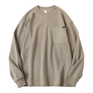 330g美式复古卫衣男秋季2025新款潮牌男士宽松圆领休闲长袖上衣潮