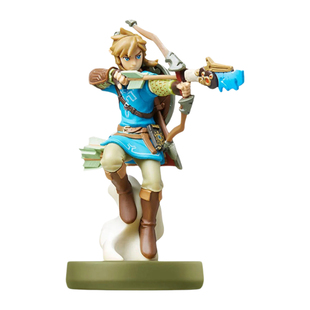 任天堂amiibo手办塞尔达传说旷野之息荒野射箭弓箭林克现货包邮